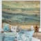 Designart - Ocean Mineral Waves - Nautical & Coastal Print on Natural Pine Wood